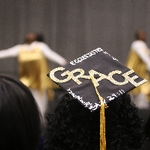 black graduation cap